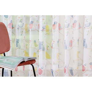 Detská záclona 140x245 cm Owl - Mendola Fabrics vyobraziť