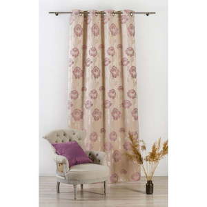 Béžový záves 140x245 cm Izolde – Mendola Fabrics vyobraziť