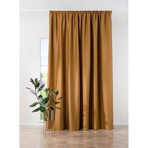Záves v medenej farbe 270x260 cm Stone - Mendola Fabrics vyobraziť