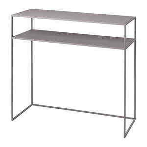 Svetlosivý kovový konzolový stolík 35x85 cm Fera – Blomus vyobraziť