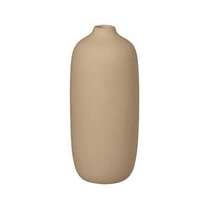 Béžová keramická váza (výška 18 cm) Ceola – Blomus vyobraziť