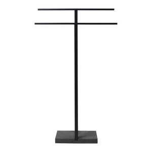 Čierny kovový stojan na uteráky Blomus, výška 86 cm vyobraziť
