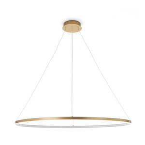 Závesné svietidlo v zlatej farbe Tomasucci Oval Ring, výška 92 cm vyobraziť