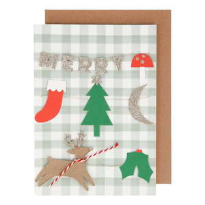 Vianočné prianie Merry Christmas - Meri Meri vyobraziť