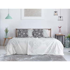 Bielo-sivé krepové obliečky na jednolôžko 140x200 cm Top Class – B.E.S. vyobraziť