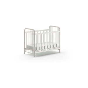 Biela kovová postieľka 60x120 cm BRONXX – Vipack vyobraziť