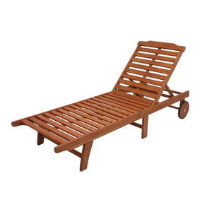 Záhradné skladacie ležadlo z eukalyptového dreva Garden Pleasure Palm Springs vyobraziť