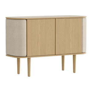 Nízka komoda v dekore duba v béžovo-prírodnej farbe 109x75 cm Treasures – UMAGE vyobraziť