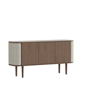 Hnedo-béžová nízka komoda v dekore duba 150x75 cm Treasures – UMAGE vyobraziť