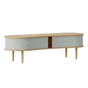 TV stolík v dekore duba v sivo-prírodnej farbe 140x40 cm Audacious – UMAGE vyobraziť