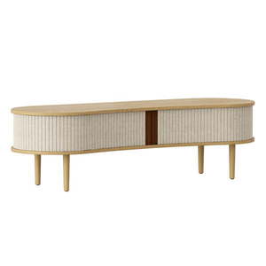 TV stolík v dekore duba v béžovo-prírodnej farbe 140x40 cm Audacious – UMAGE vyobraziť