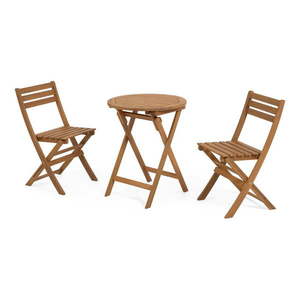 Set skladacieho záhradného nábytku z akáciového dreva Kave Home Elisa vyobraziť