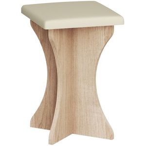 MEBLOCROSS ZKU-04 taburetka sonoma svetlá / béžová vyobraziť