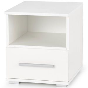 HALMAR Lima SN1 nočný stolík biely lesk vyobraziť