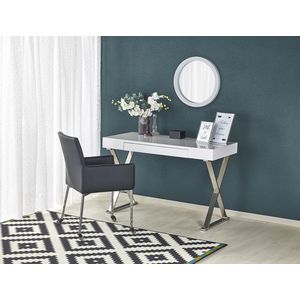 HALMAR B-31 pc stolík biely lesk / oceľ vyobraziť
