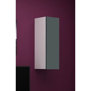 CAMA MEBLE Vigo 90 skrinka na stenu biela / sivý lesk vyobraziť