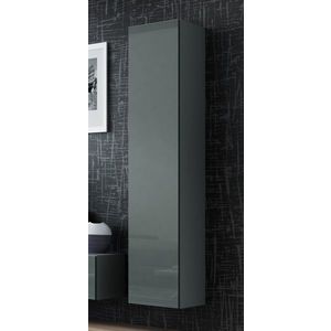 CAMA MEBLE Vigo 180 skrinka na stenu sivá / sivý lesk vyobraziť