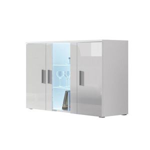 CAMA MEBLE Soho S7 komoda biela / biely lesk vyobraziť