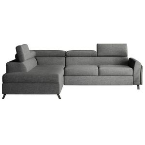 NABBI Korense L rohová sedačka s rozkladom a úložným priestorom sivá (Sawana 05) vyobraziť