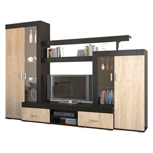NABBI Mils LR obývacia stena dub rodos / wenge magic vyobraziť