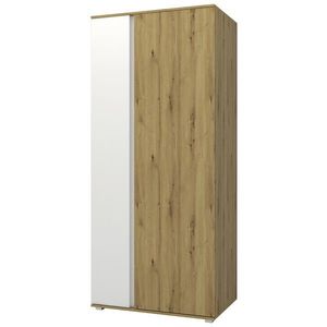 NABBI Giovanni W-2D dvojdverová šatníková skriňa dub artisan / biela vyobraziť