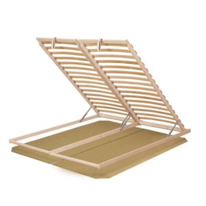KONDELA Basic Flex 3-zónový lamelový rošt 180x200 cm brezové drevo vyobraziť