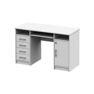 KONDELA B9 New pc stolík biela vyobraziť