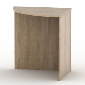 KONDELA Tempo Asistent New 24 rohový pc stolík dub sonoma vyobraziť