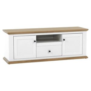 KONDELA Leon MZ15 tv stolík biela / dub grand vyobraziť