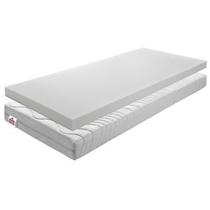KONDELA BE Elisse obojstranný penový matrac 90x194 cm PUR pena / látka vyobraziť