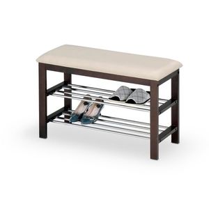 HALMAR ST-3 botník s lavicou wenge / krémová vyobraziť