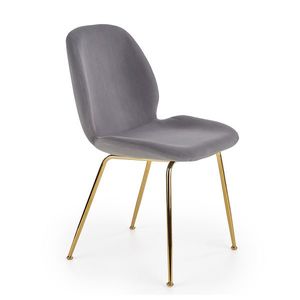 HALMAR K381 jedálenská stolička sivá / zlatá vyobraziť