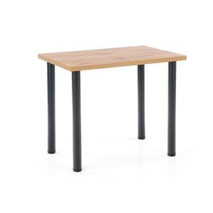 HALMAR Modex 2 90 jedálenský stôl dub wotan / čierna vyobraziť