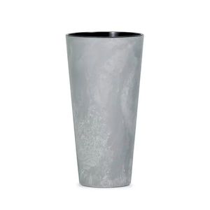 NABBI DTUS250E plastový kvetináč 25 cm sivý betón vyobraziť