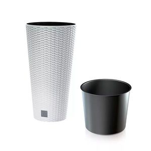 NABBI DRTUS200 plastový kvetináč 20 cm biela vyobraziť