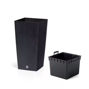 NABBI DRTS240 plastový kvetináč 24 cm antracit vyobraziť
