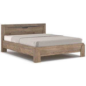 NABBI Soraya LB-160 manželská posteľ s roštom 160x200 cm dub tabaco / wenge vyobraziť