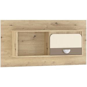 NABBI Loros WC-1D polica dub artisan / latte / champagne vyobraziť