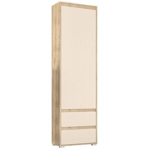 NABBI Thebes PB-1D2DRWS jednodverová predsieňová skriňa dub artisan / champagne vyobraziť