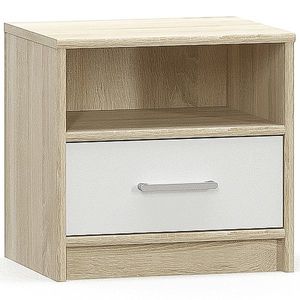 NABBI Tavir N nočný stolík dub sonoma / biela vyobraziť