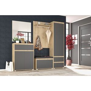 NABBI Thebes predsieň dub artisan / sivá vyobraziť