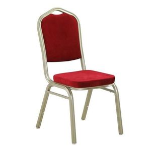 KONDELA Zina 2 New konferenčná stolička bordová / champagne vyobraziť