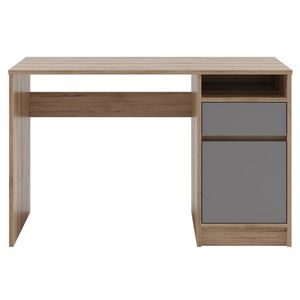 NABBI Boran T písací stôl dub artisan / sivá vyobraziť