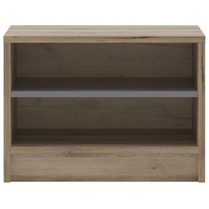NABBI Boran BS nočný stolík dub artisan / sivá vyobraziť