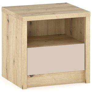 NABBI Daicos N nočný stolík (2 ks) dub artisan / champagne vyobraziť