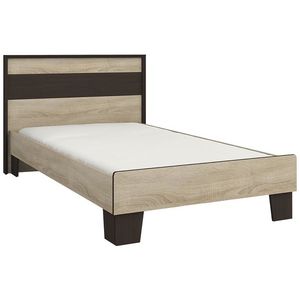 NABBI Seina 900 jednolôžková posteľ s roštom dub sonoma / wenge magic vyobraziť