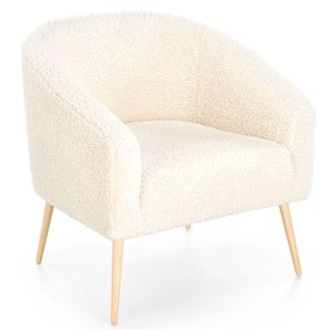HALMAR Grifon 2 kreslo krémová / prírodná vyobraziť