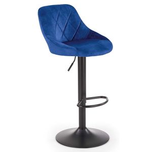 HALMAR H-101 barová stolička granátová / čierna vyobraziť