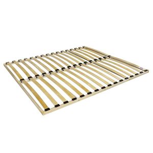KONDELA Monna New lamelový rošt 160x200 cm brezové drevo / plast vyobraziť