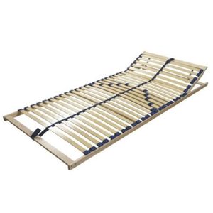 KONDELA Twinflex New polohovateľný lamelový rošt 80x200 cm brezové drevo / plast vyobraziť